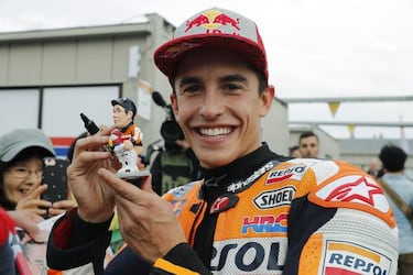 Universo Marc Márquez en el paddock de Motegi