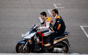 Pedrosa y Puig en Jerez 2006.