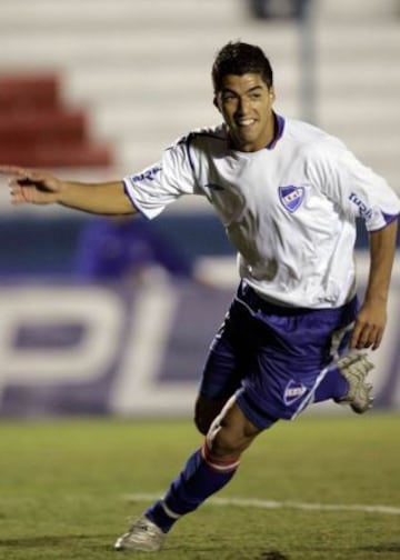 Luis Suárez debutó el 2005 en Nacional, cuando Martín Lasarte era el técnico del 'Bolso'.