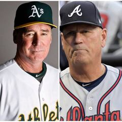 Brian Snitker y Bob Melvin, managers del año en la MLB
