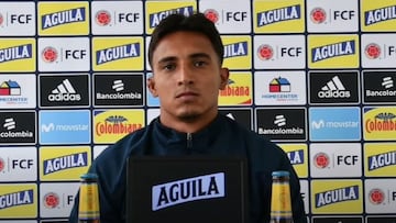 David Loaiza, volante de Independiente Medell&iacute;n, habl&oacute; en rueda de prensa de la Selecci&oacute;n Colombia. El jugador habl&oacute; de los trabajos en el morfociclo