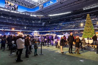 El estadio Santiago Bernabéu acoge la 'Mavidad Bernabeu'. Un envento para toda la familia en el que se puede disfrutar de un buen plan en estas fechas navideñas.