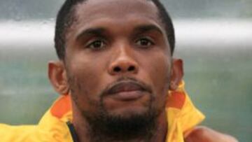 Etoo, el gran delantero de Camerún.