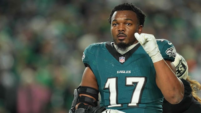 Nakobe Dean, la sensible baja en la defensa de los Eagles para los playoffs