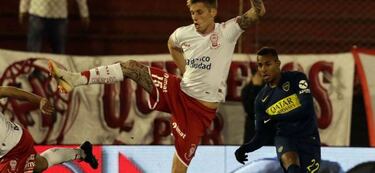 Roa y Barrios, figuras en el empate entre Huracán y Boca