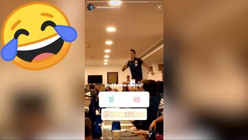 Reguilón estrena convocatoria con la Sub-21 con esta novatada