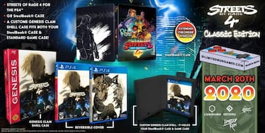 Streets of Rage 4 destapa sus ediciones físicas en PS4 y Nintendo Switch