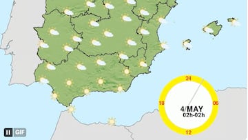 La AEMET vaticina un vuelco de las temperaturas en el Puente de Mayo: las zonas con más de 30º