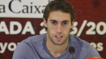 Baena, en rueda de prensa.