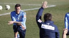 Mandzukic trabajó con el grupo; Simeone enseña el once inicial