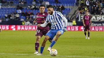 Anto&ntilde;&iacute;n, durante el M&aacute;laga - Real Sociedad B.