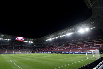 Panorámica interior del estadio El Sadar. 