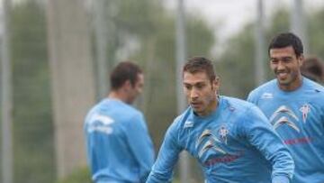 <b>CADA VEZ MÁS INTEGRADO. </b>Samuel llegó este verano a Vigo y aún no había debutado con el Celta.