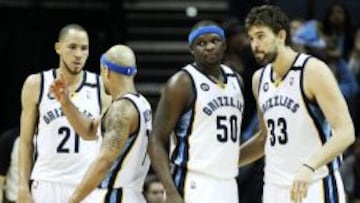 Marc Gasol fue figura destacada en el triunfo de los Grizzlies.
