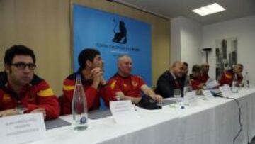 El cuerpo técnico de la Federación española de rugby.