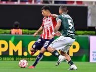 during the 9th round match between Guadalajara and Leon as part of the Liga BBVA MX Varonil, Torneo Clausura 2026 at Akron Stadium, on March 18, 2026 in Guadalajara, Jalisco, Mexico.