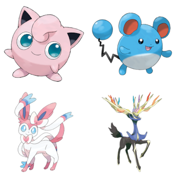 pokemon hada jigglypuff marill sylveon xerneas