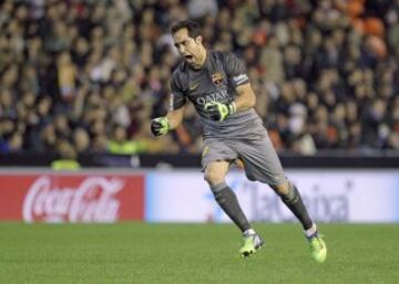 Claudio Bravo es una de las mejores figuras en la actual temporada de Barcelona.