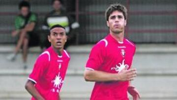 <b>REFUERZO. </b>Sola, en carrera durante un partido con Osasuna.