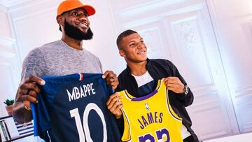 Neymar y Mbappé conviven con LeBron James en París