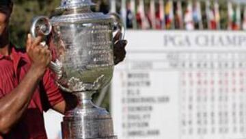 <B>EL MÁS GRANDE. </b>Woods consiguió en Oklahoma el decimotercer grande su carrera.