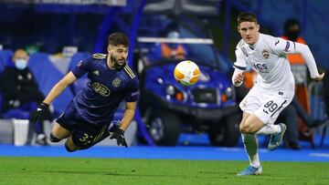 Josko Gvardiol, durante un partido de la presente Europa League contra el CSKA de Mosc&uacute;.