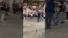 ¡No para la violencia! Circula video de la bronca entre aficionados de Monterrey y Chivas