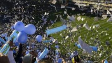 <b>OTRO LLENO. </b>La Bombonera volverá a llenarse ante el Corinthians.