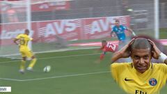 La tarde más desastrosa de Mbappé: ¡falló 3 goles cantados!