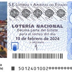 Lotería Nacional: comprobar los resultados del sorteo de hoy, sábado 10 de febrero