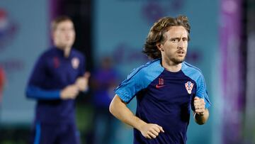 Luka Modric, con Croacia.