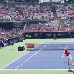 Nadal se entrena a toda máquina con Alexander Zverev