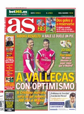 Las portadas de AS de abril