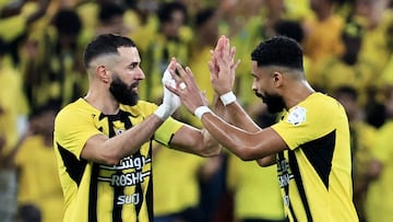 Atención a la reacción de Benzema a su primera revelación de genero en Arabia