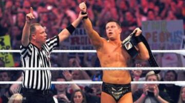 WrestleMania 27. The Miz retuvo el título al vencer a John Cena