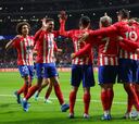El Atleti domina el 11 ideal de la jornada de Champions