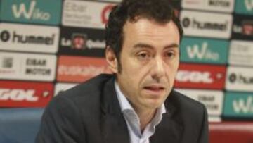 El presidente de la S.D Eibar, Alex Aranzabal