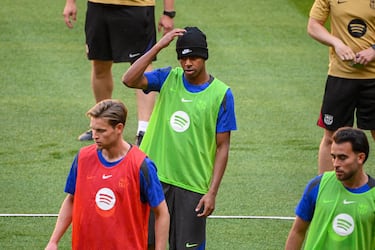 Entrenamiento Lamine Yamal