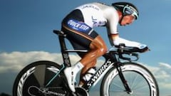 <b>ARCOÍRIS. </b>Tony Martin dobló a Contador en una gran crono.