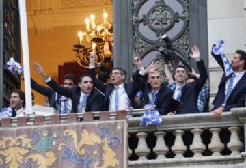 Celebración en la plaza de María Pita.
