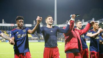 WAALWIJK, NETHERLANDS - OCTOBER 22: Dusan Tadic of AFC Ajax looks on during the Dutch Eredivisie match between RKC Waalwijk and AFC Ajax at Mandemakers Stadion on October 22, 2022 in Waalwijk, Netherlands. (Photo by Perry van de Leuvert/NESImages/DeFodi Images via Getty Images)