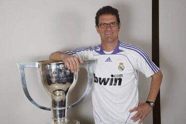 Ferguson and Capello attend the Champions League final