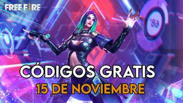 Free Fire | C車digos de hoy martes 15 de noviembre de 2022: recompensas gratis
