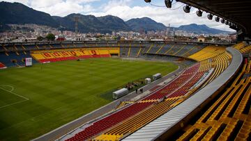 Estadio El Campín de Bogotá.