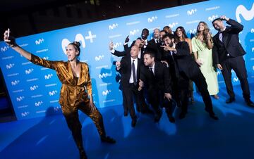 La alfombra azul del Upfront Movistar+