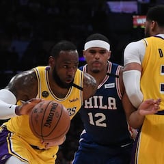 Los Lakers se aferran a LeBron y Davis: 59+20+16 y victoria