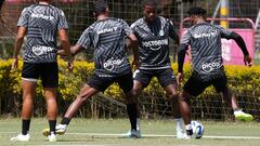 Atlético Nacional realizó su último entrenamiento previo al partido de ida de los octavos de final de la Copa Libertadores.