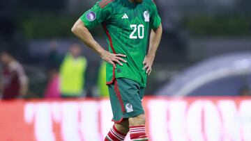 Henry Martin of Mexico during the game Mexican National Team (Mexico) vs Honduras, corresponding to the Quarterfinals second Leg of the Concacaf Nations League 2023-2024, at Azteca, on November 21, 2023.
<br><br>
Henry Martin de Mexico durante el partido Seleccion Nacional Mexicana (Mexico) vs Honduras, correspondiente a Cuartos de Final Vuelta de la Liga de Naciones de Concacaf 2023-2024, en el Estadio Azteca, el 21 de Noviembre de 2023.