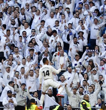 El brasileño inauguró el marcador con un testarazo soberbio tras un centro preciso del alemán Toni Kroos.