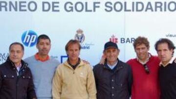 Los veteranos del Madrid, en el Torneo de la Fundación